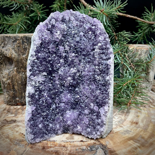 Amethyst Crystal Cutbase | Large Freestanding | ACB32 1.43kg
