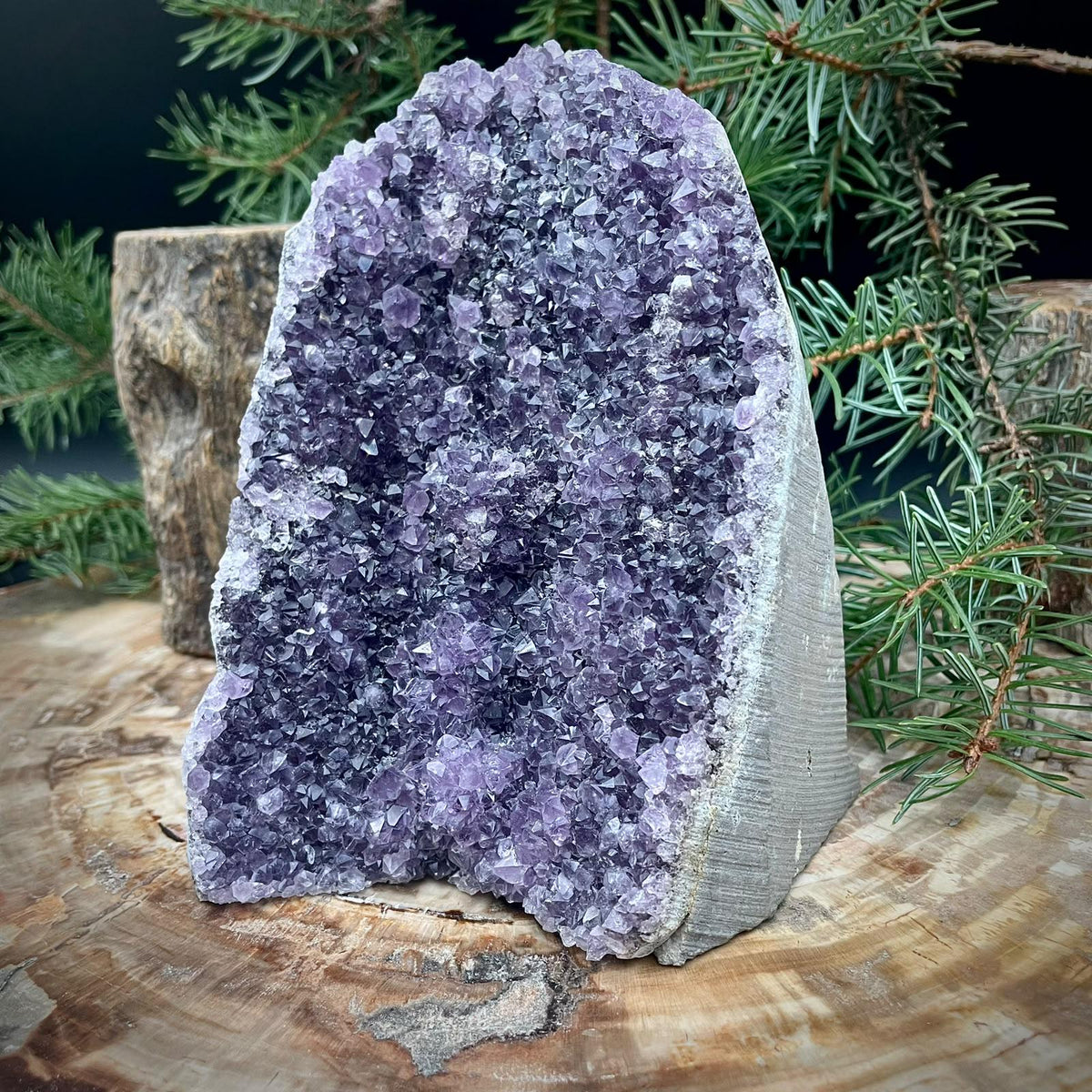 Amethyst Crystal Cutbase | Large Freestanding | ACB32 1.43kg