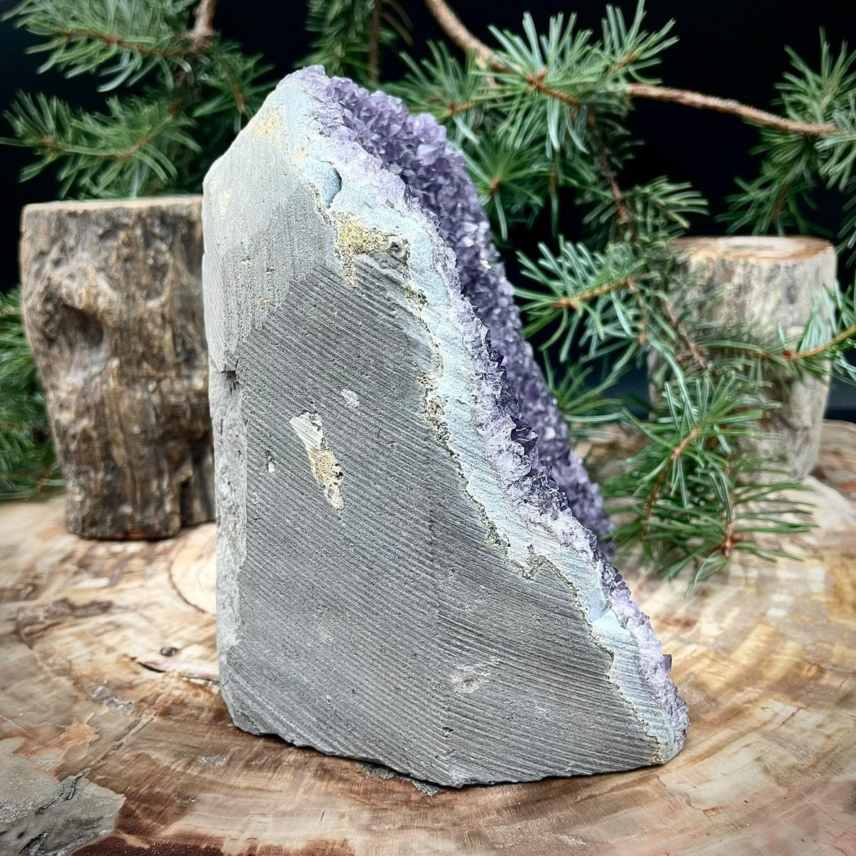 Amethyst Crystal Cutbase | Large Freestanding | ACB32 1.43kg