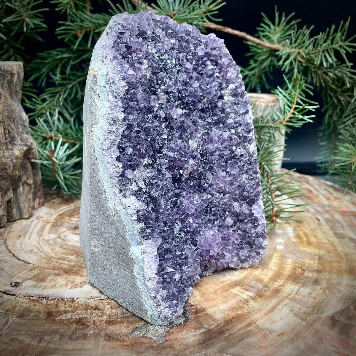 Amethyst Crystal Cutbase | Large Freestanding | ACB32 1.43kg