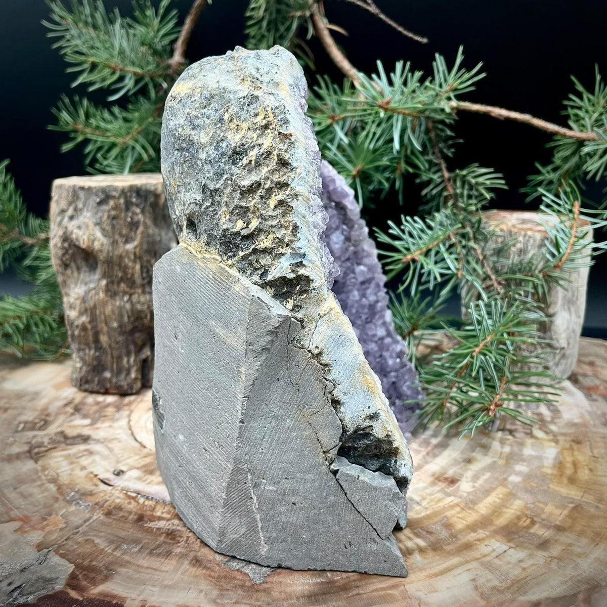 Amethyst Crystal Cutbase | Large Freestanding | ACB31 1.5kg