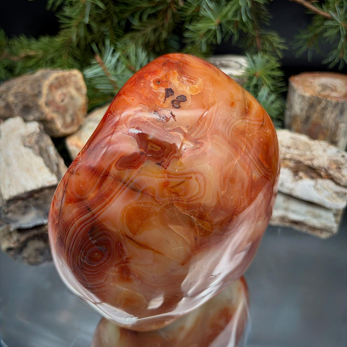 Large Carnelian Freeform | 3.16kg Polished Crystal | Natural Home Decor (#4)