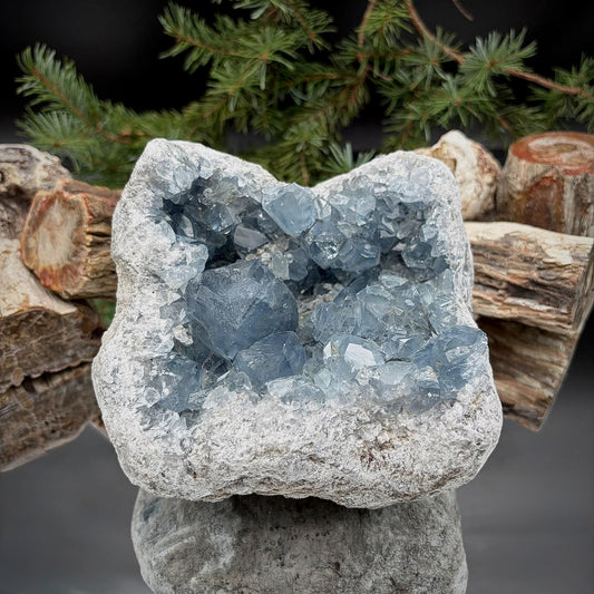 Celestite Geode Crystal Cluster | Large 3.79kg Blue Celestine | #45