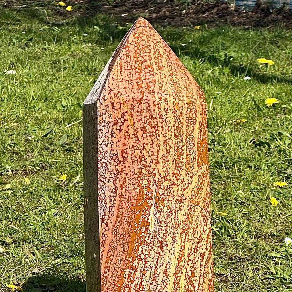 Extra large ocean jasper crystal tower polished Madagascar