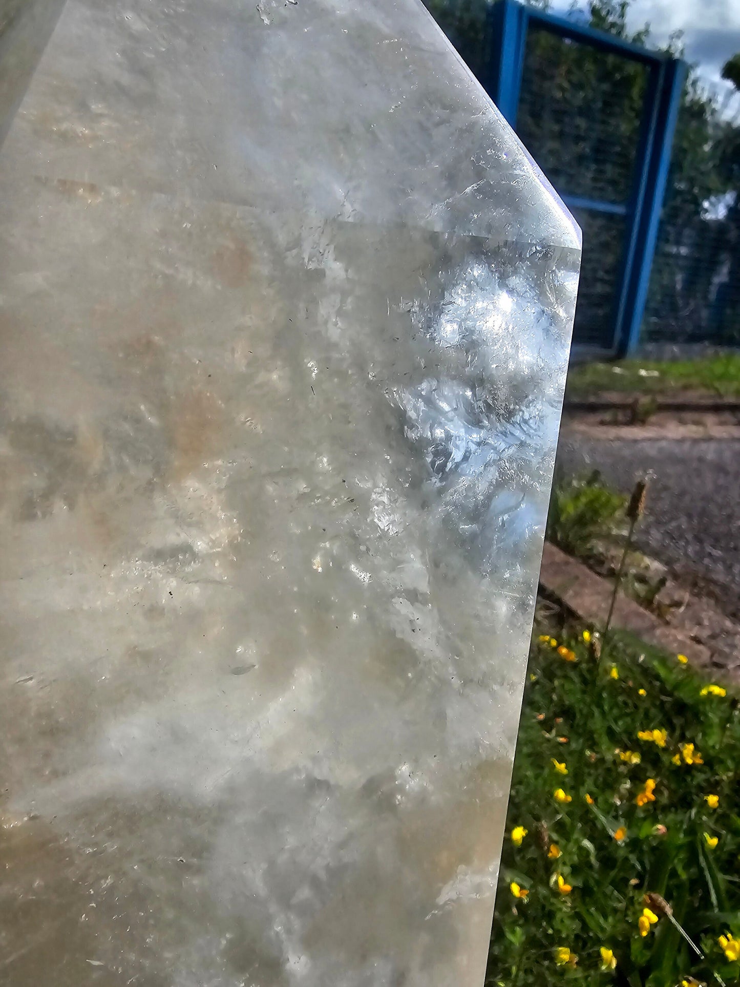 Holistic decor large quartz crystal 20kg