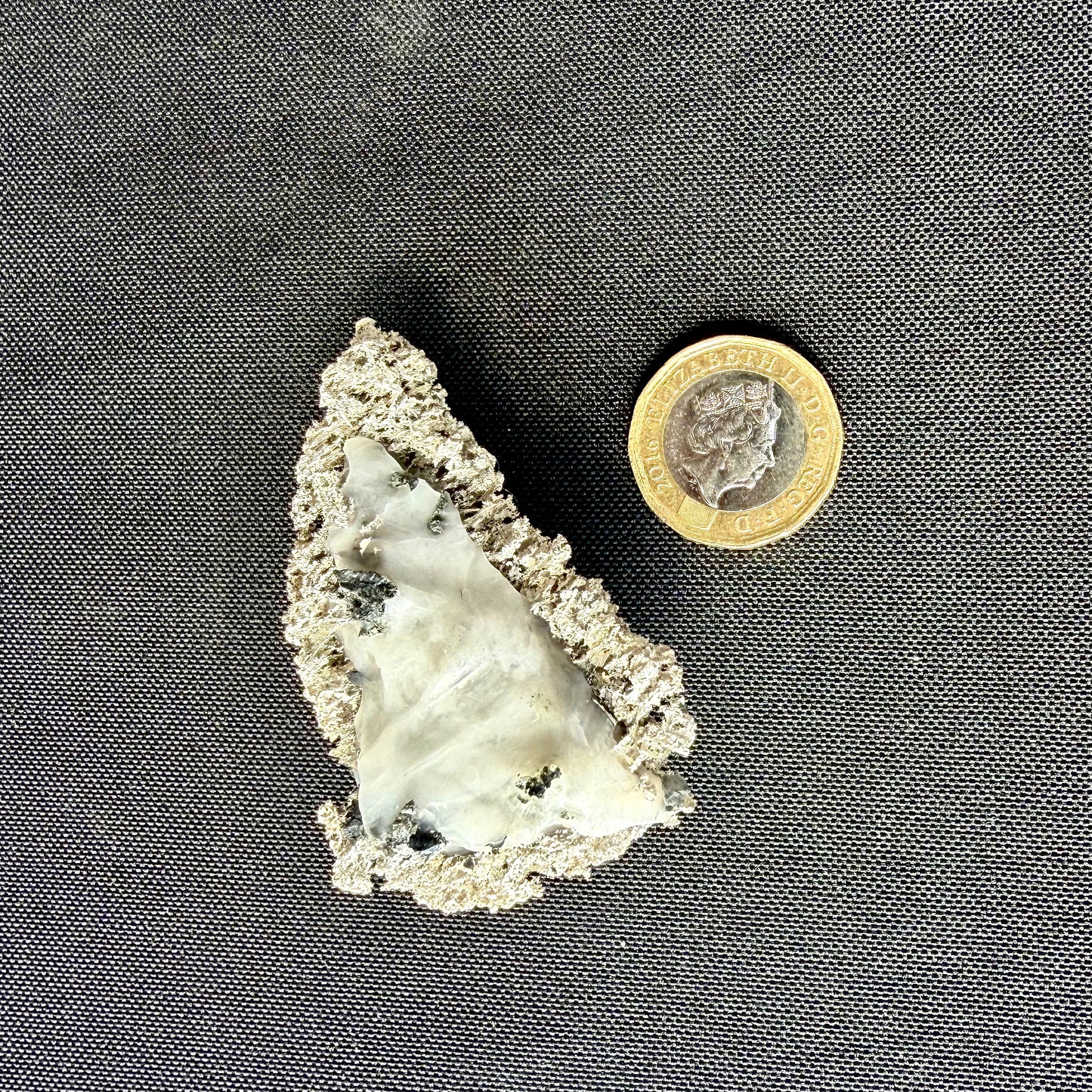 Natural Native Silver on Calcite Matrix | Collectors Mineral Specimen (B1 #7)