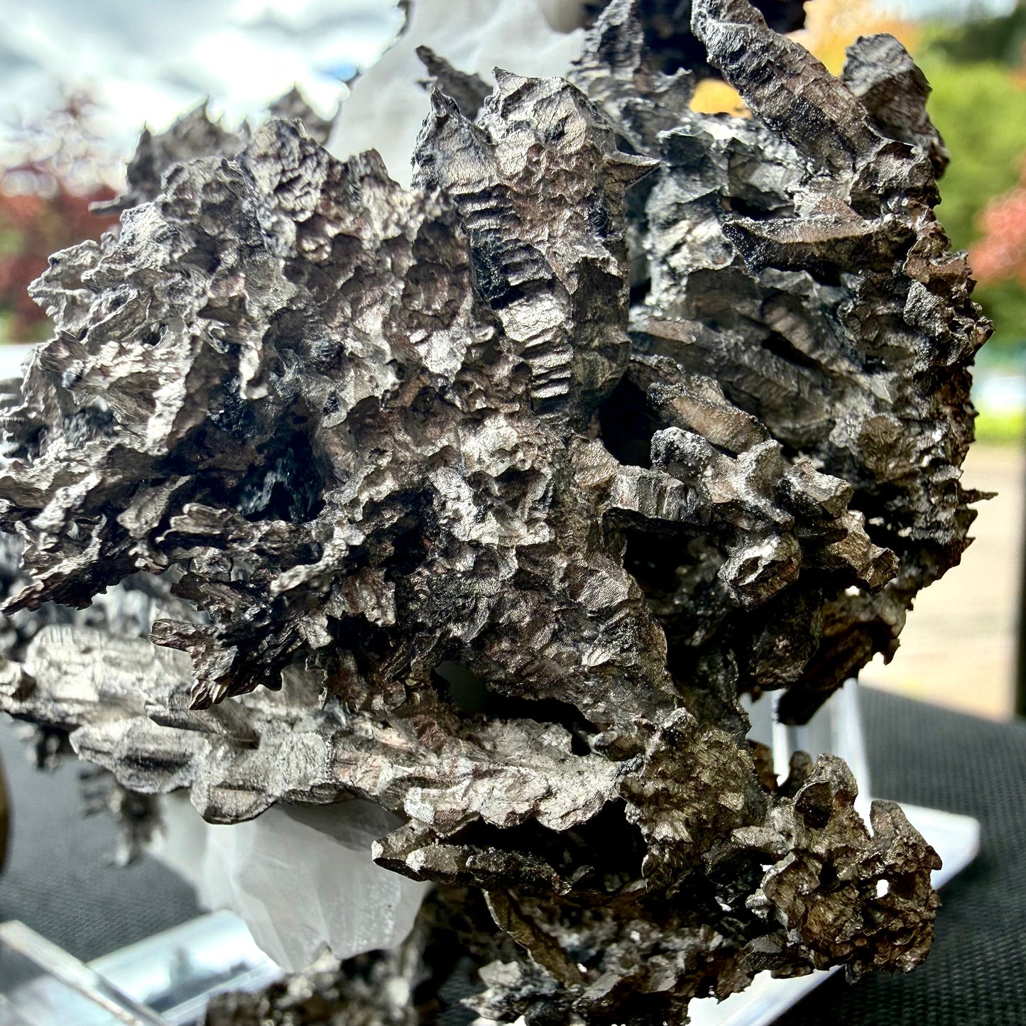 Natural Native Silver on Calcite Matrix | Collectors Mineral Specimen (B2 #1)