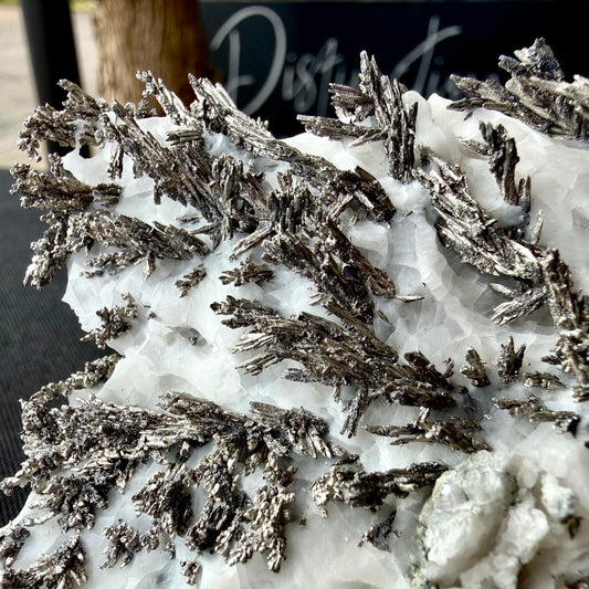Natural Native Silver on Calcite Matrix | Collectors Mineral Specimen (B3 #1)