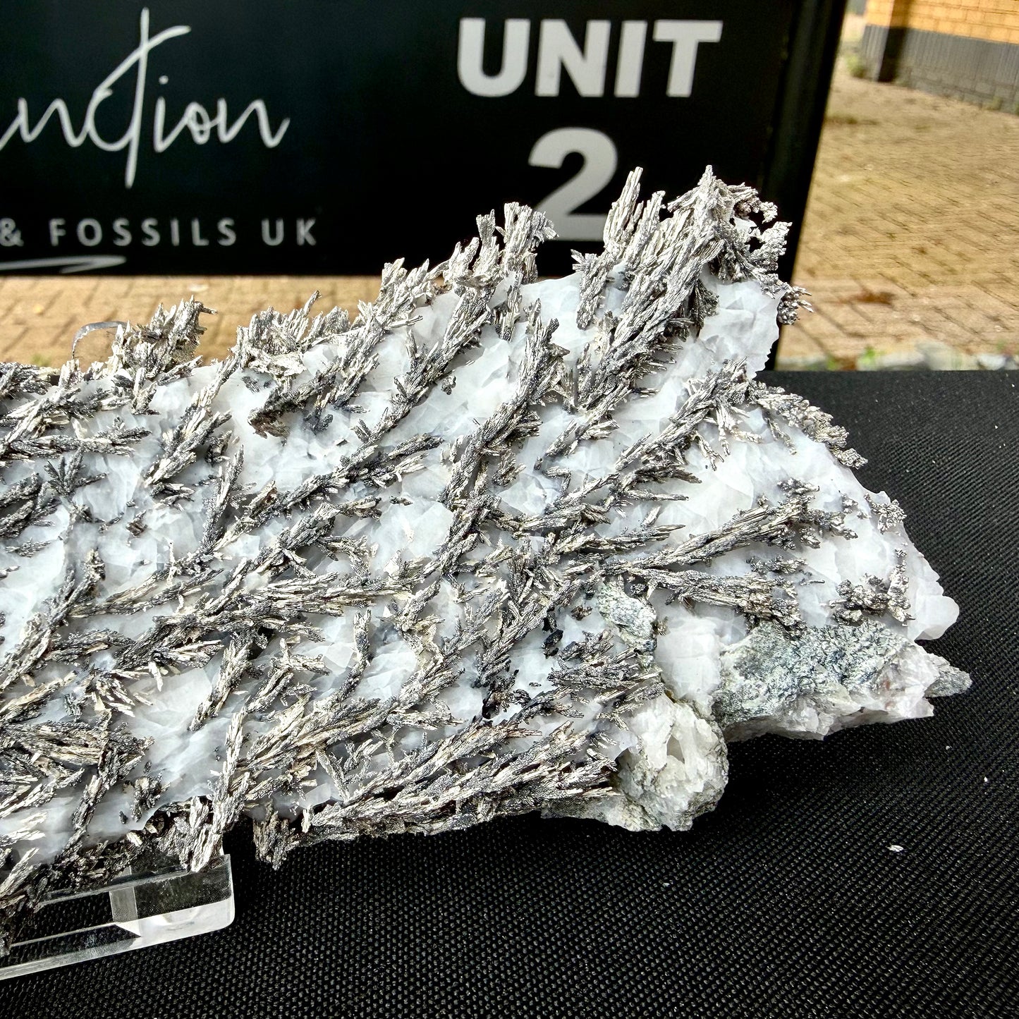 Natural Native Silver on Calcite Matrix | Collectors Mineral Specimen (B3 #1)