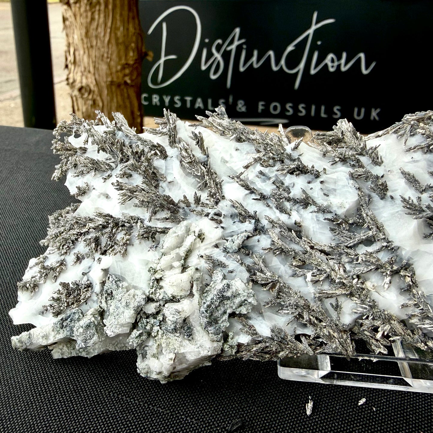 Natural Native Silver on Calcite Matrix | Collectors Mineral Specimen (B3 #1)