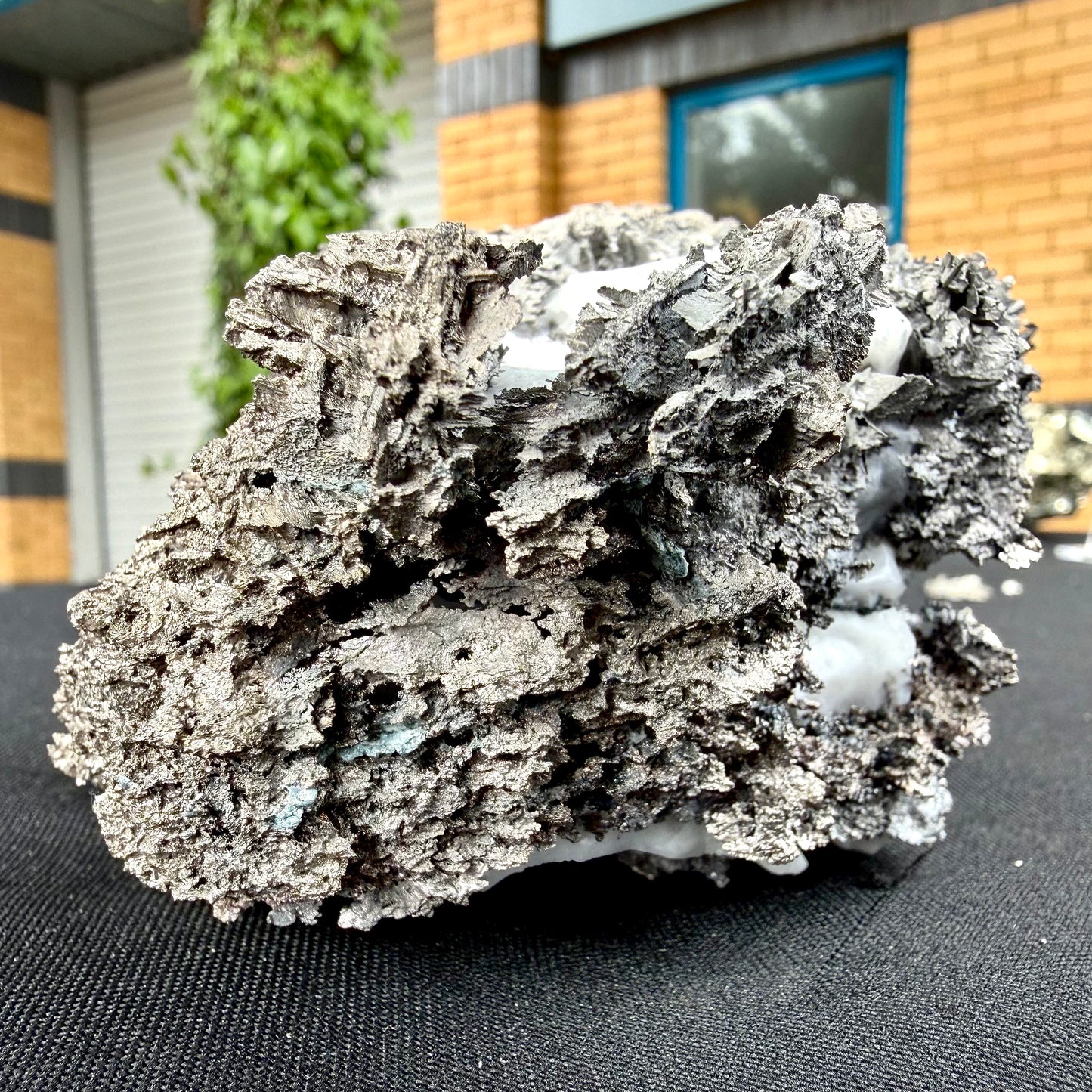 Natural Native Silver on Calcite Matrix | Collectors Mineral Specimen (B4 #1)