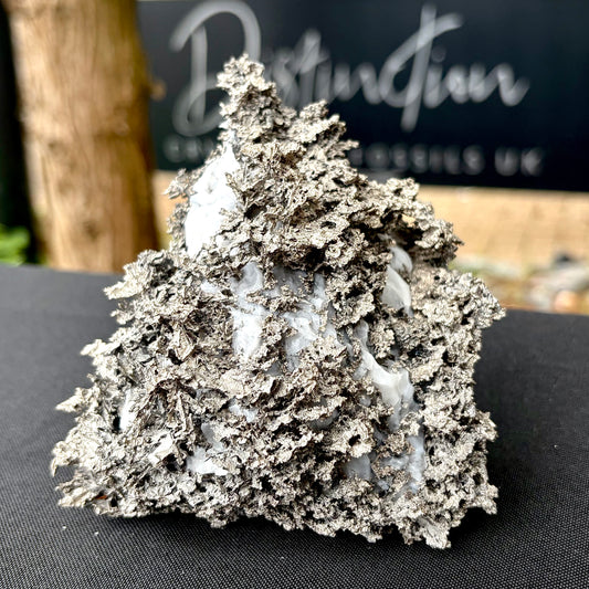 Natural Native Silver on Calcite Matrix | Collectors Mineral Specimen (B4 #2)
