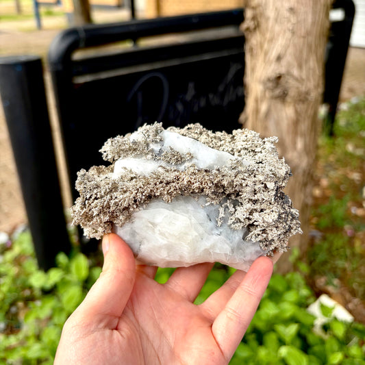 Natural Native Silver on Calcite Matrix | Collectors Mineral Specimen (B5 #1)