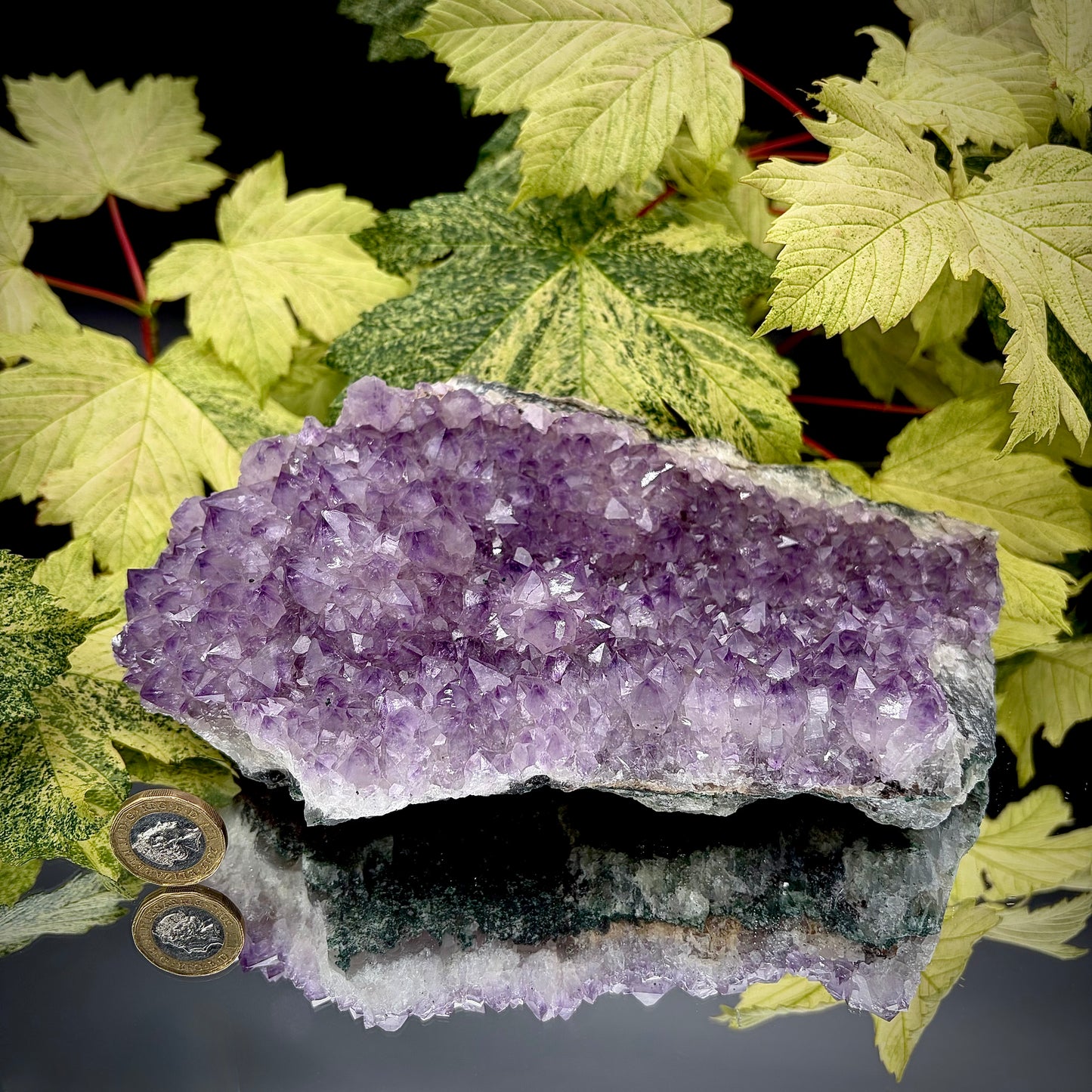 Large Brazilian High-Grade Amethyst Crystal Cluster | AMC-1