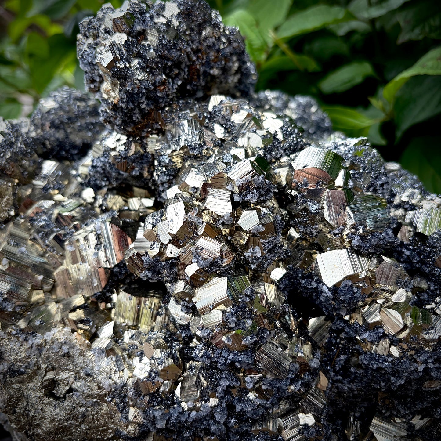 XXL Peruvian Pyrite Crystal Cluster | Fool's Gold Mineral | Interior Design Piece | 30KG
