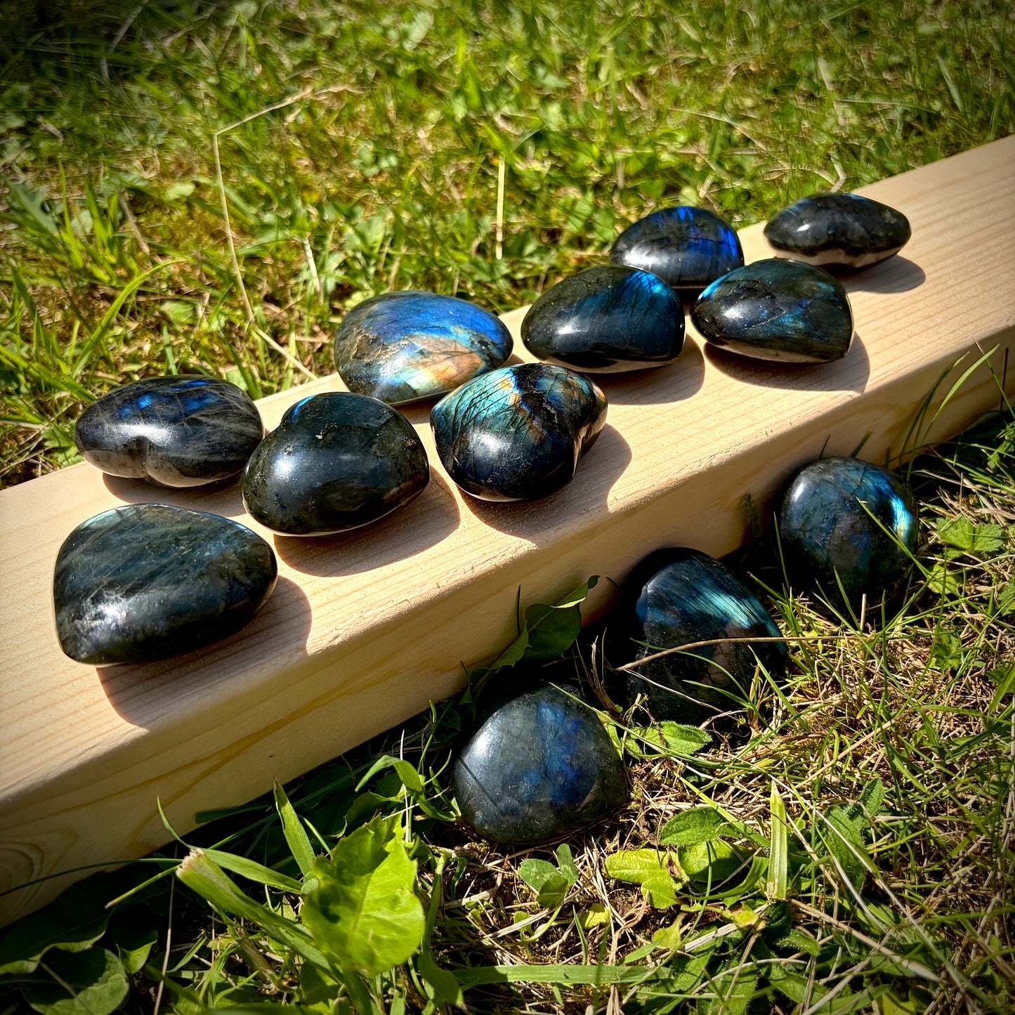 Labradorite Crystal Hearts 5-6 cm | Intuitive Collective Selection