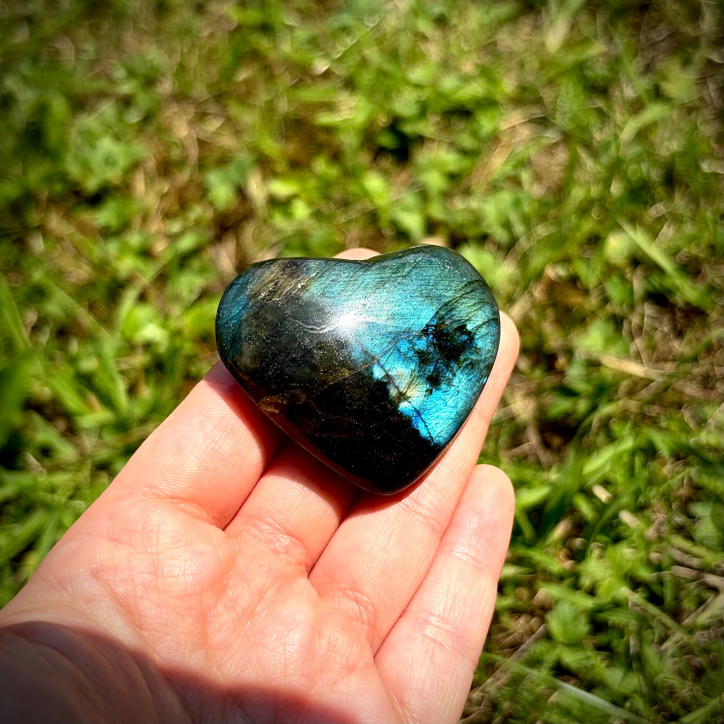 Labradorite Crystal Hearts 5-6 cm | Intuitive Collective Selection