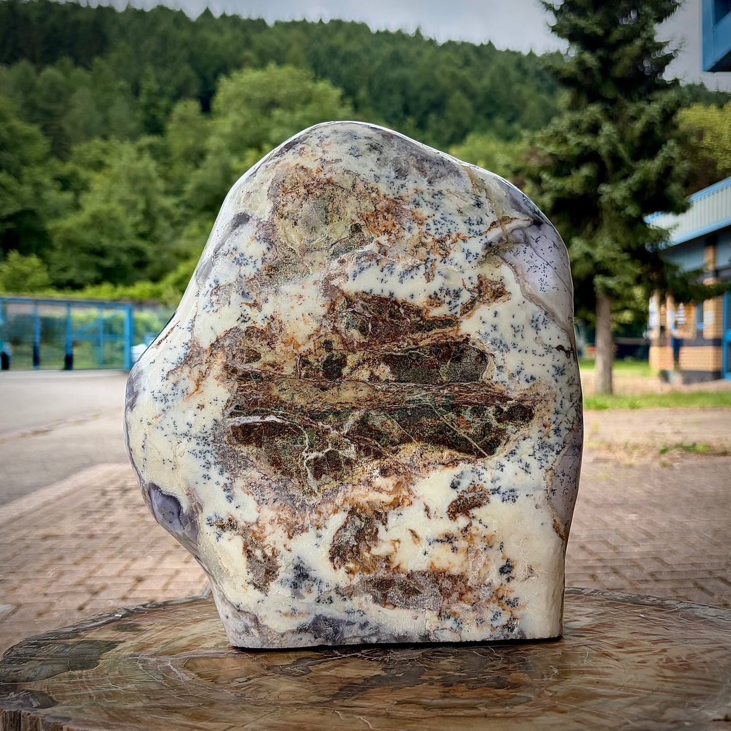 XL Polished Violet Dendritic Opal Merlinite Freeform Crystal | 10.2KG