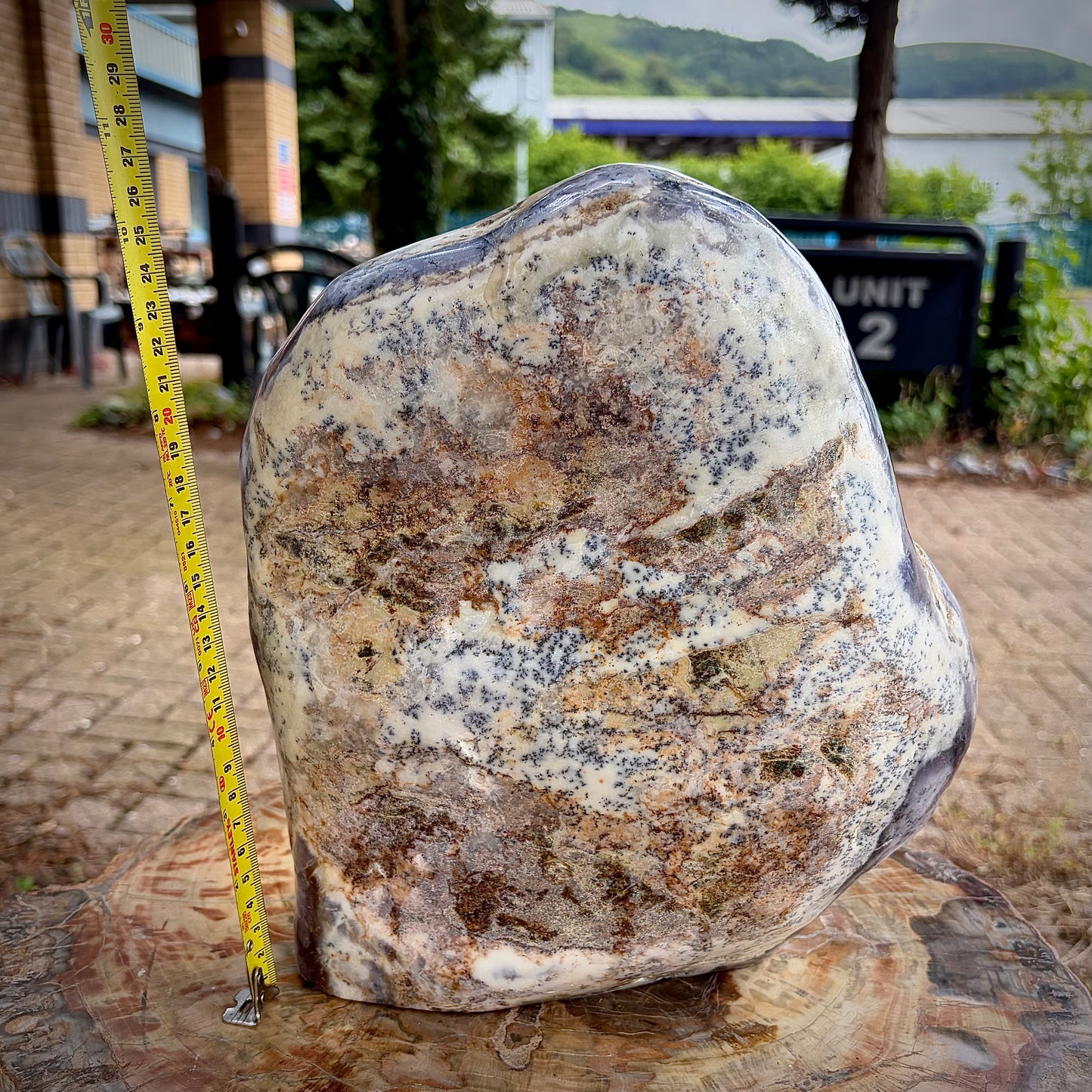 XL Polished Violet Dendritic Opal Merlinite Freeform Crystal | 10.2KG
