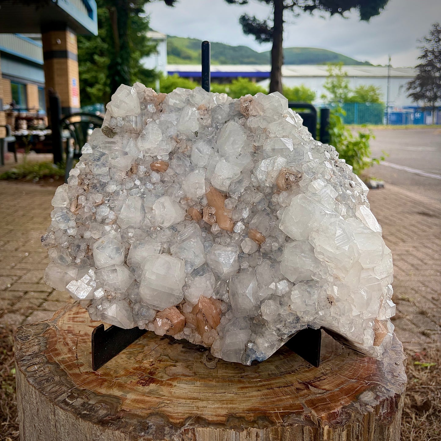 XXL Apophyllite and Stilbite Zeolite Crystal | 15.35KG