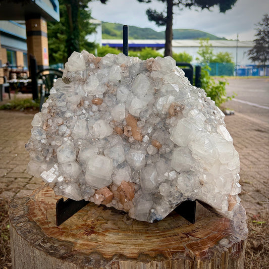 XXL Apophyllite and Stilbite Zeolite Crystal | 15.35KG