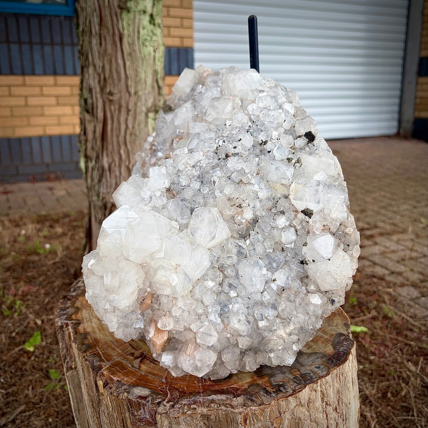 XXL Apophyllite and Stilbite Zeolite Crystal | 15.35KG