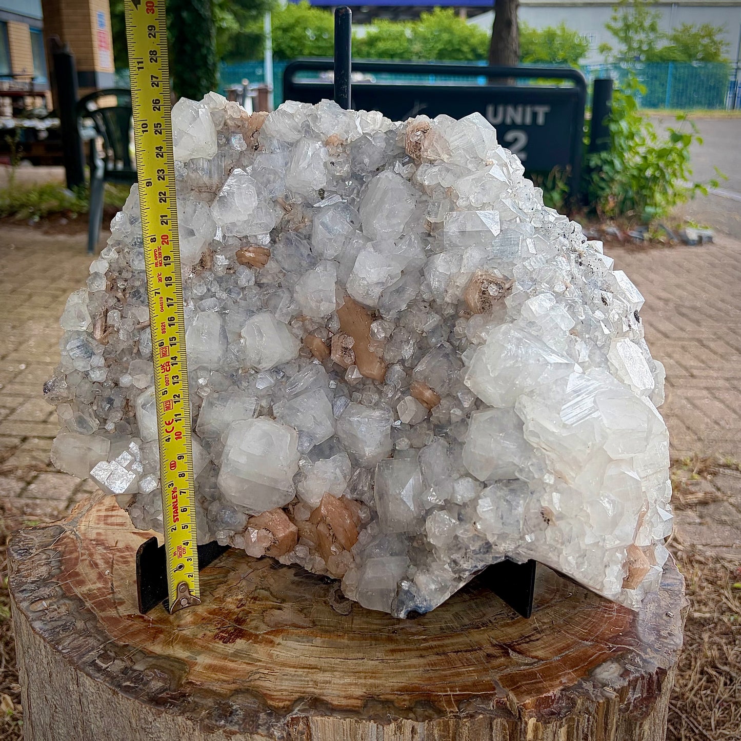 XXL Apophyllite and Stilbite Zeolite Crystal | 15.35KG