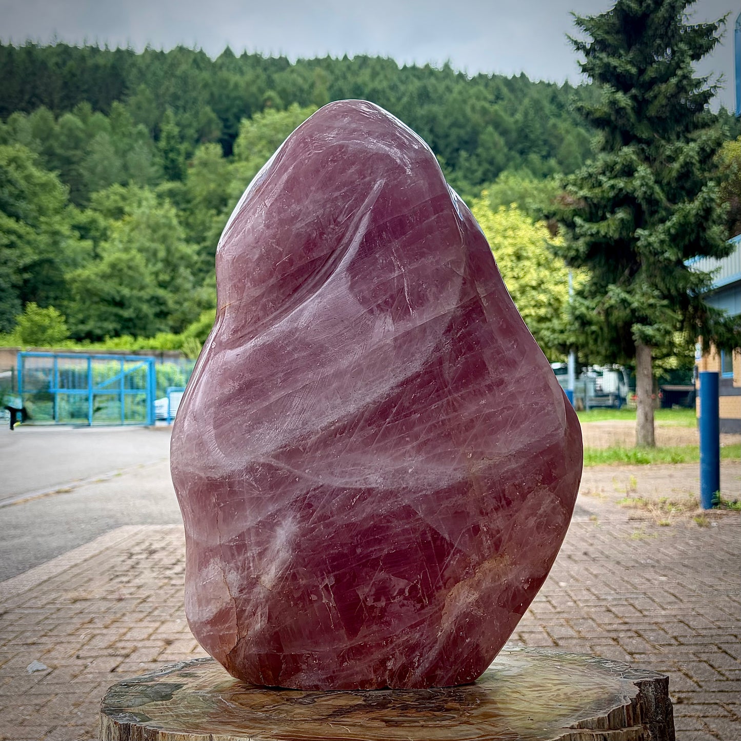 XXL Polished Rose Quartz Freeform Carving | 28KG