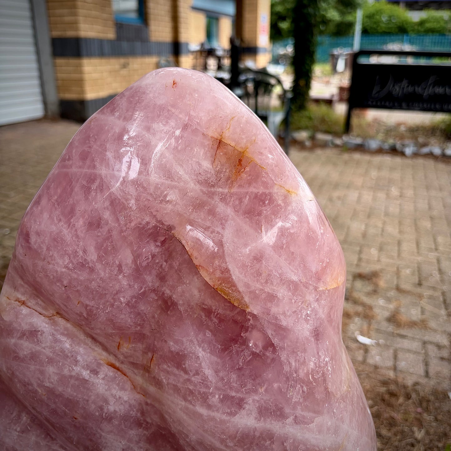XXL Polished Rose Quartz Freeform Carving | 28KG