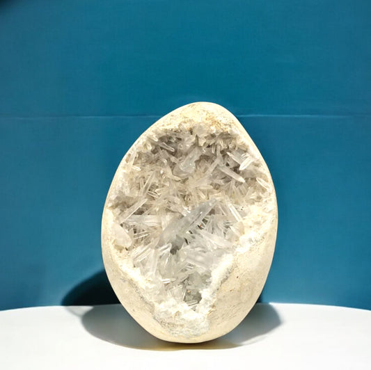 Exceptional Celestite Crystal Geode (#DP)