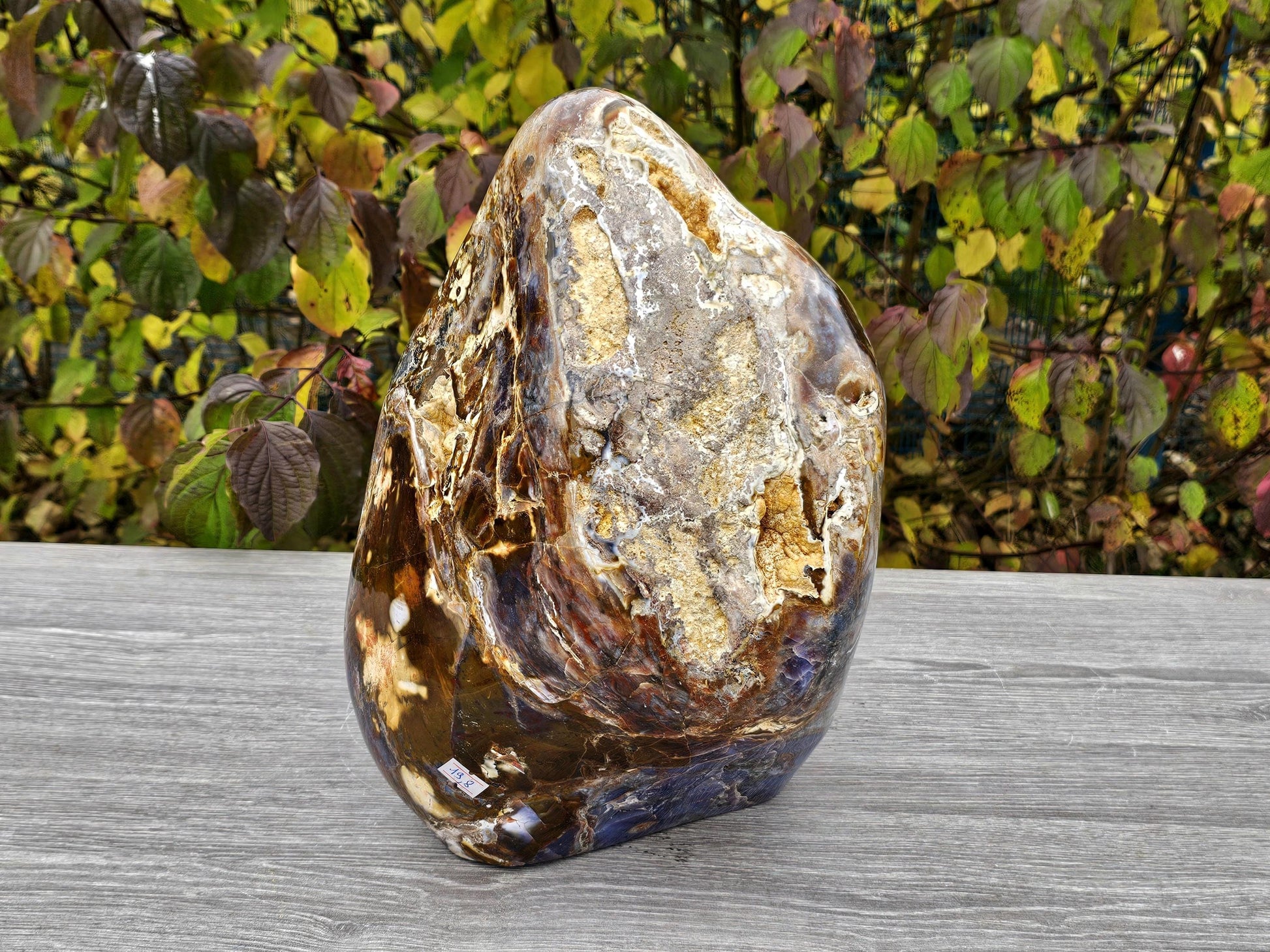 Large 19.8 KG Violet Agate crystal statement piece for home decor