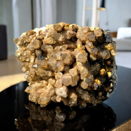 Very Large kundalini Citrinel Crystal Cluster 21 KG