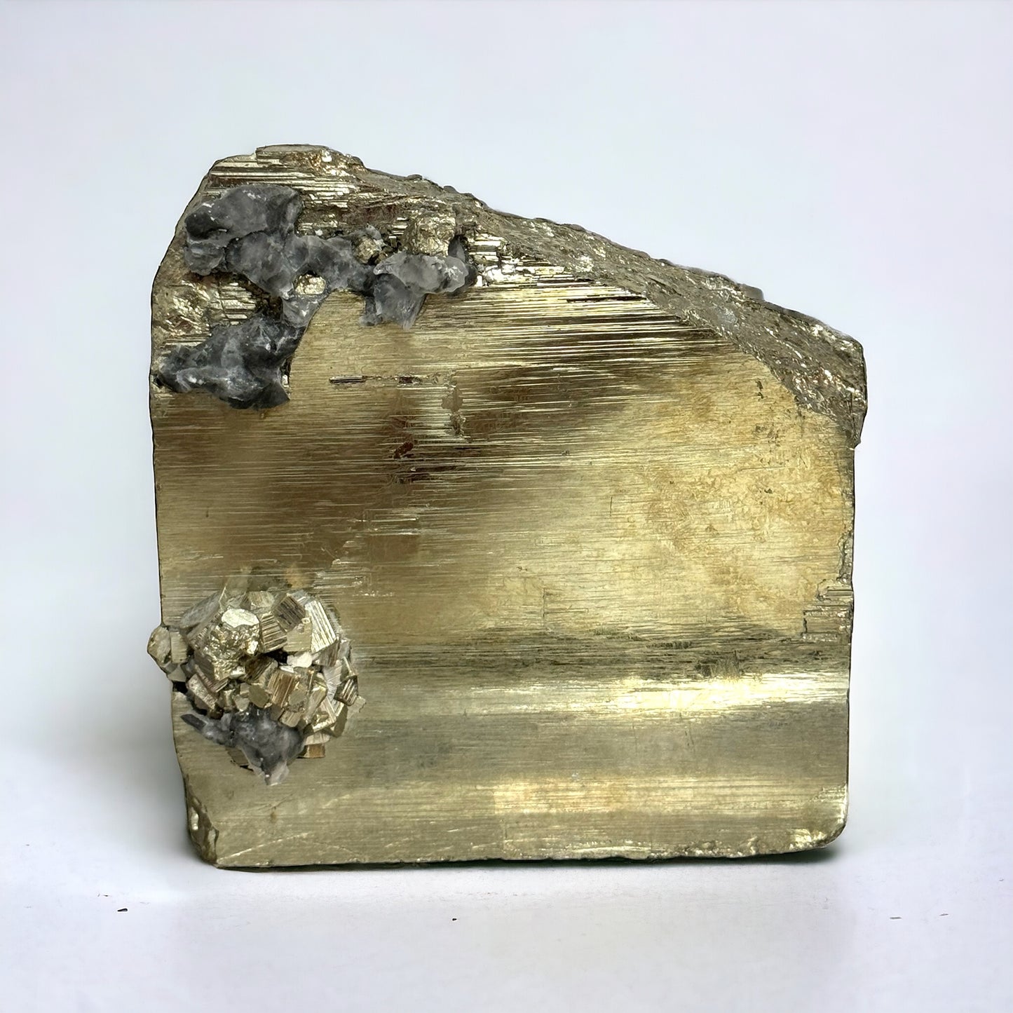 8) Large Pyrite Crystal Cube