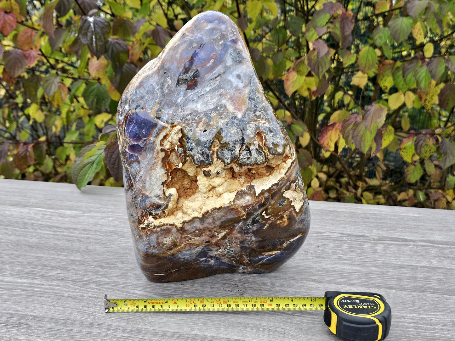 Massive 19.8 KG Violet Agate crystal for decor and collectors