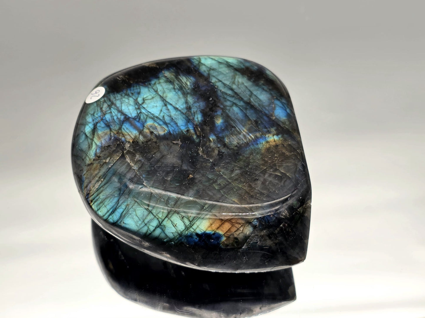 Labradorite Crystal Freeform With Strong Flash 0.88KG - Madagascar - #26