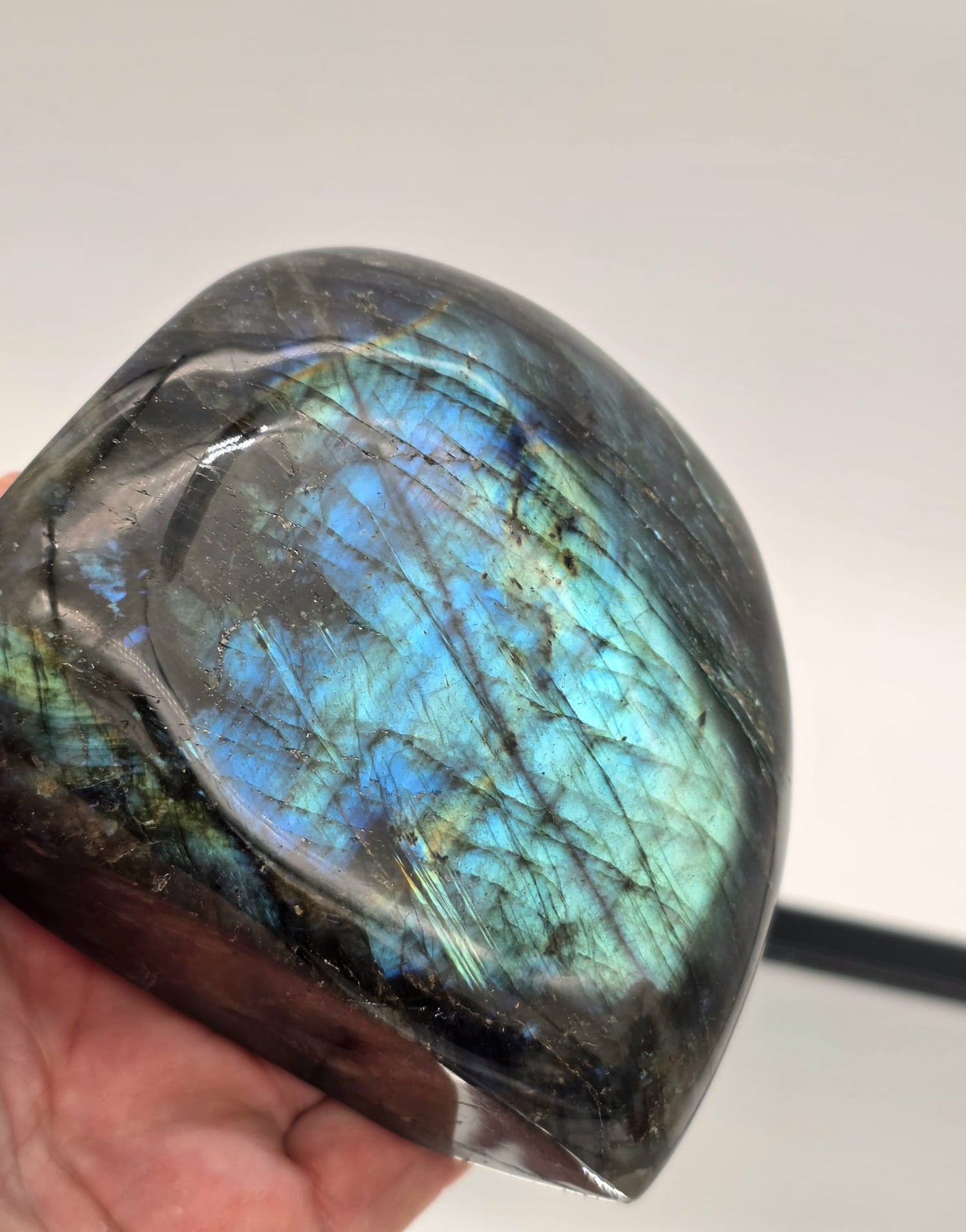 Labradorite Crystal Freeform With Strong Flash 0.88KG - Madagascar - #26