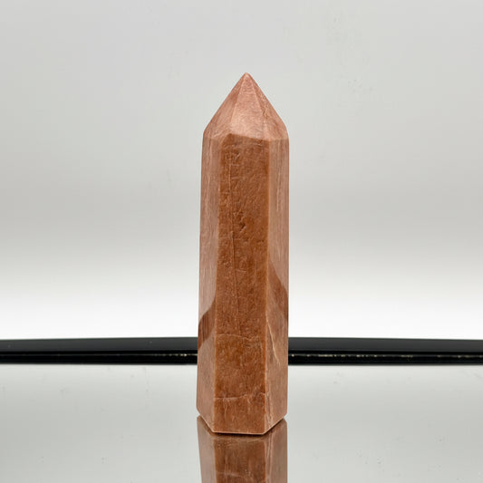 Peach  Moonstone Crystal Prism #5