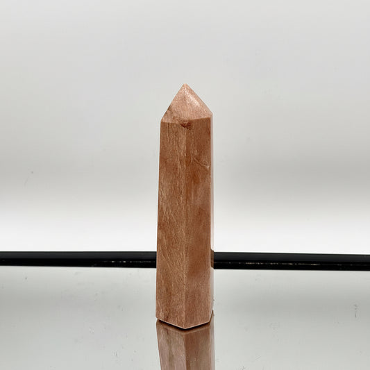 Peach Moonstone Crystal Prism #7