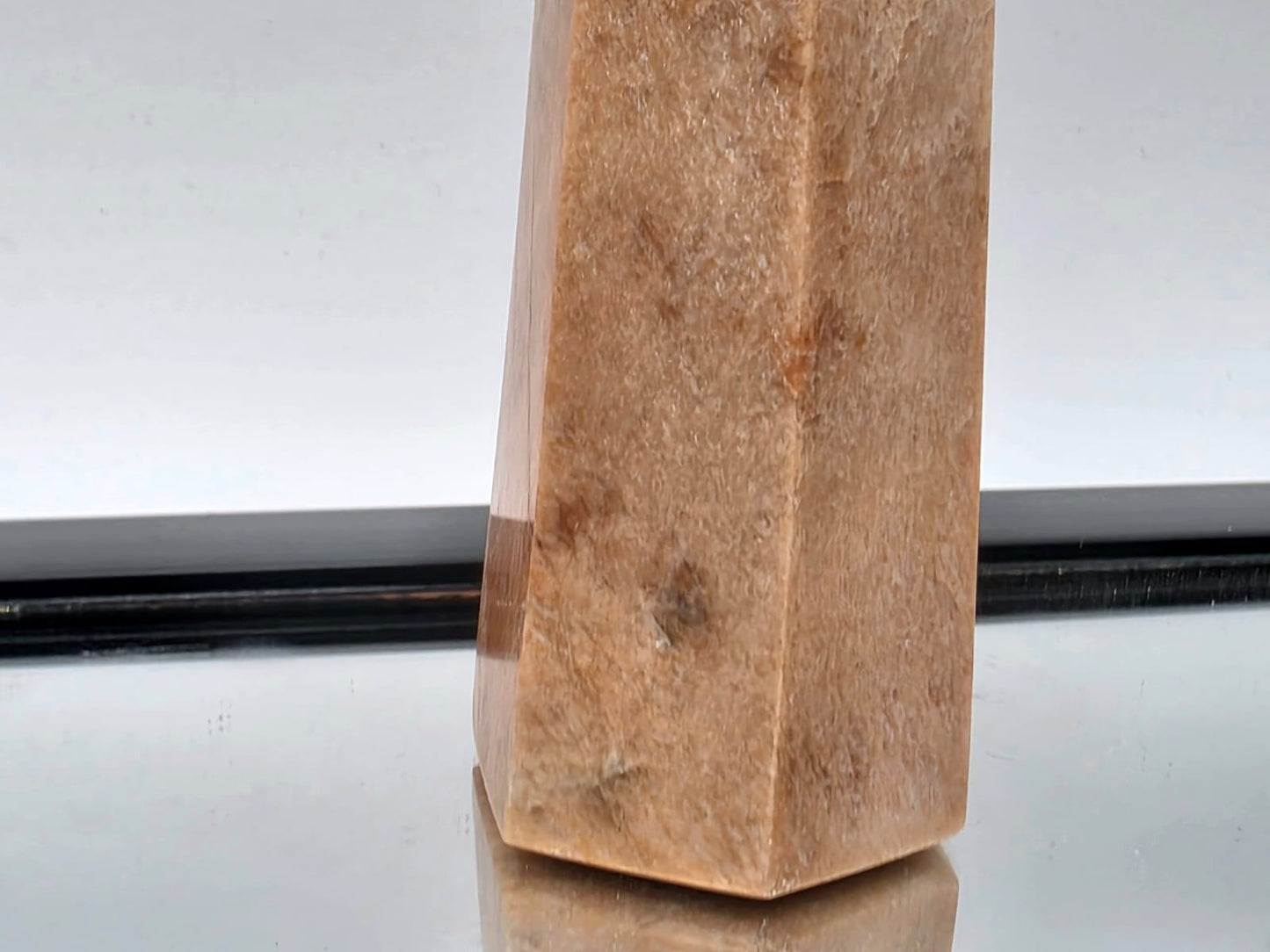 Peach Moonstone Crystal Tower #15