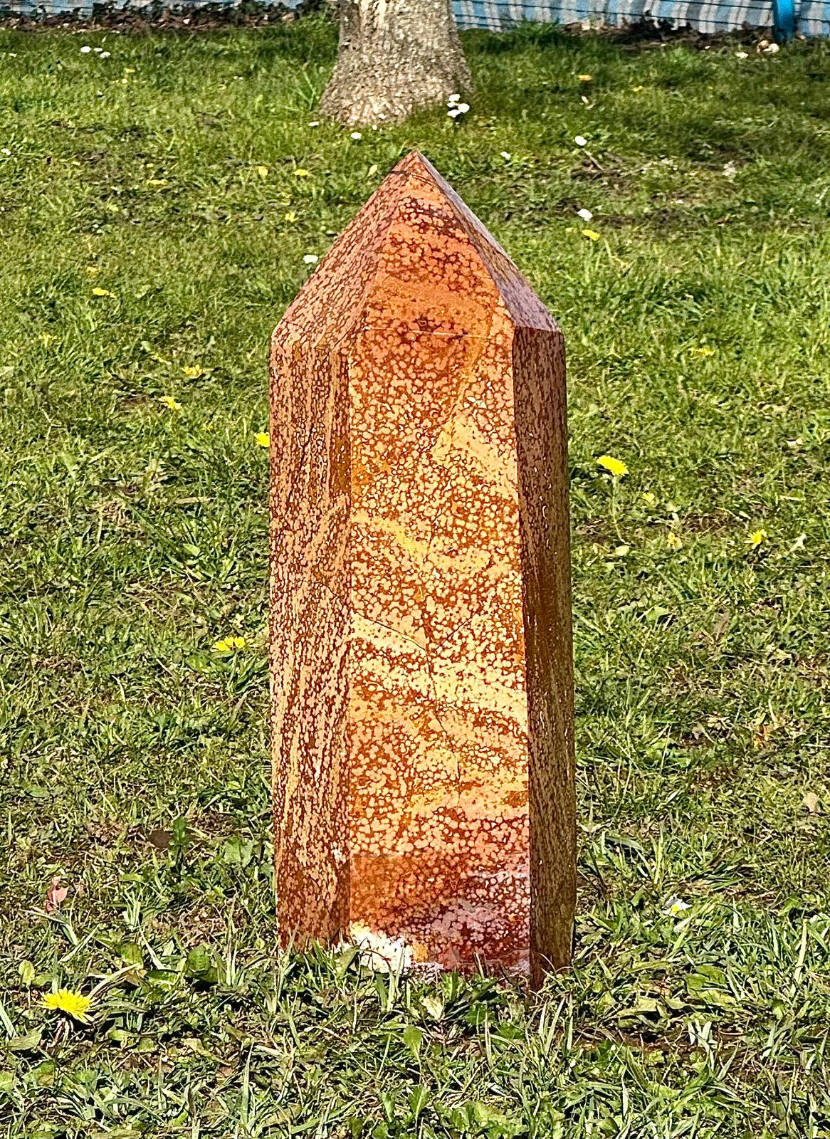 XL Ocean Jasper Crystal Prism - Tower 24.8KG
