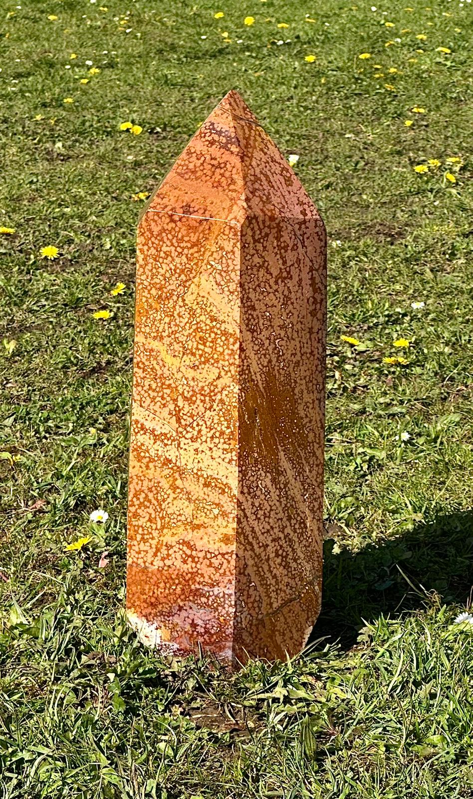 XL Ocean Jasper Crystal Prism - Tower 24.8KG