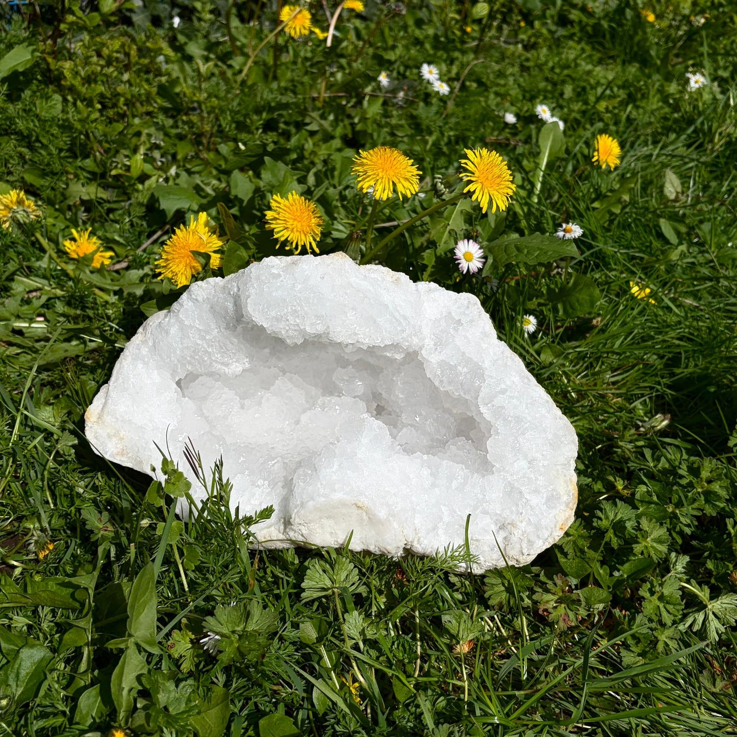 XL Quartz Crystal Geode – Natural Formation, Morocco (21.45kg) #1