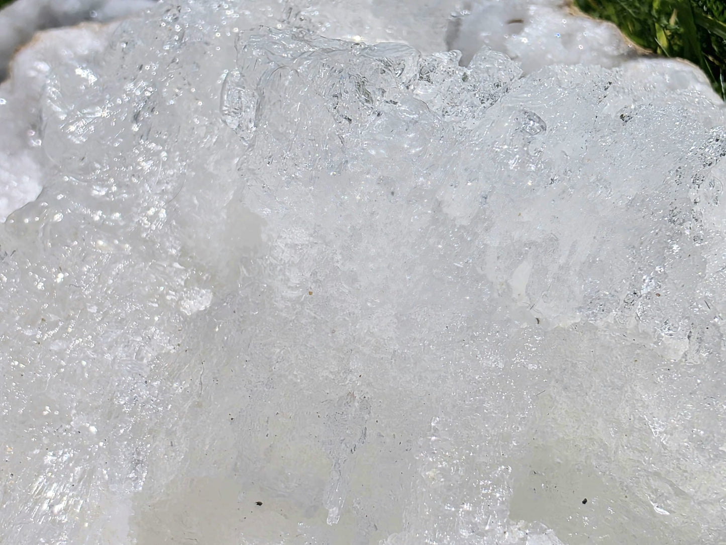 Extra Large Quartz & Selenite Crystal Geode – Natural Formation, Morocco