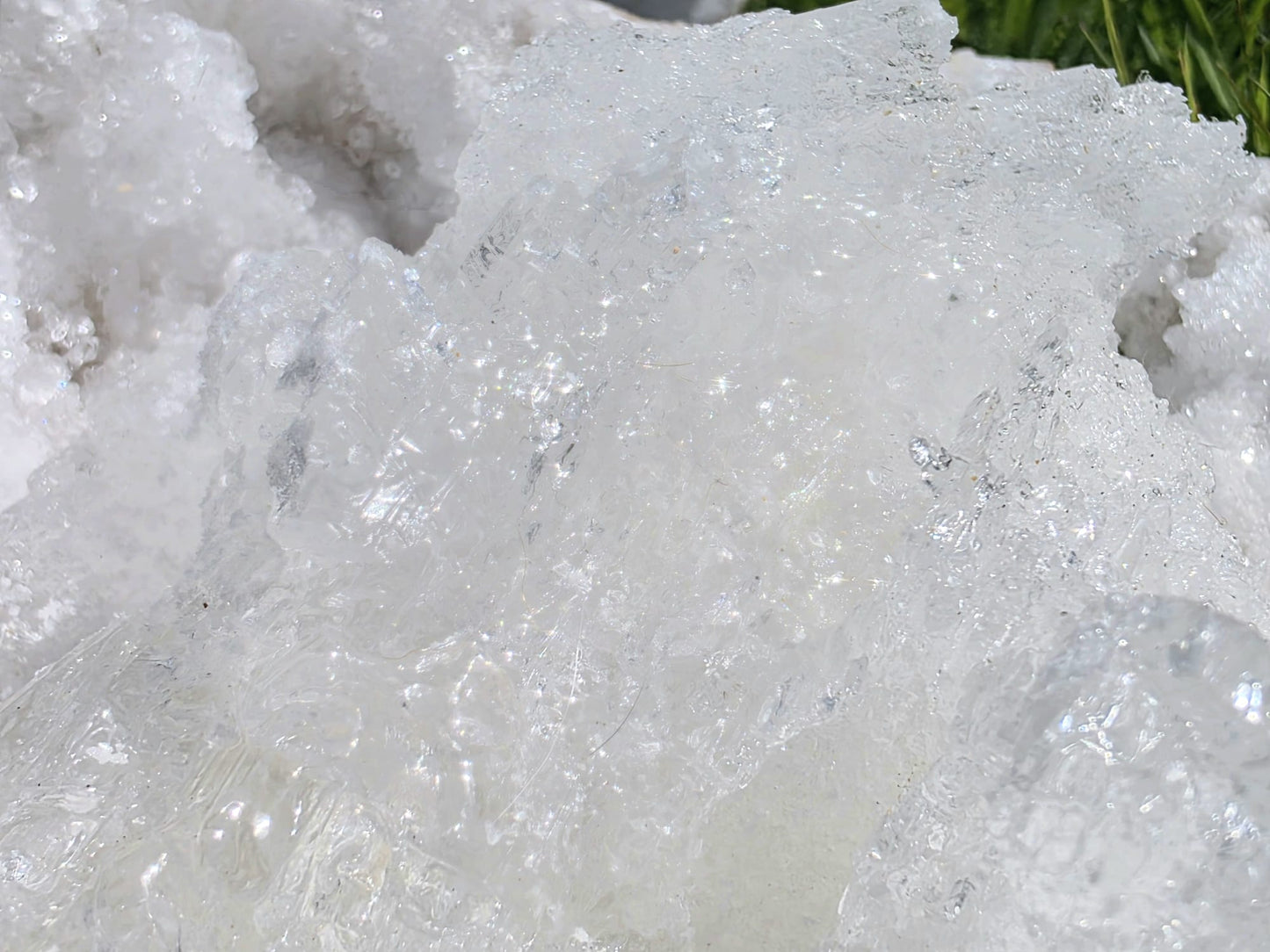 Extra Large Quartz & Selenite Crystal Geode – Natural Formation, Morocco