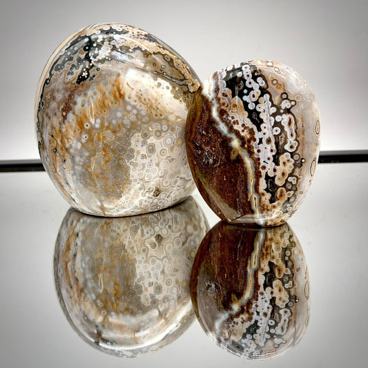 Ocean Jasper Freeform Pair – Matching Crystal Decor Statement #1