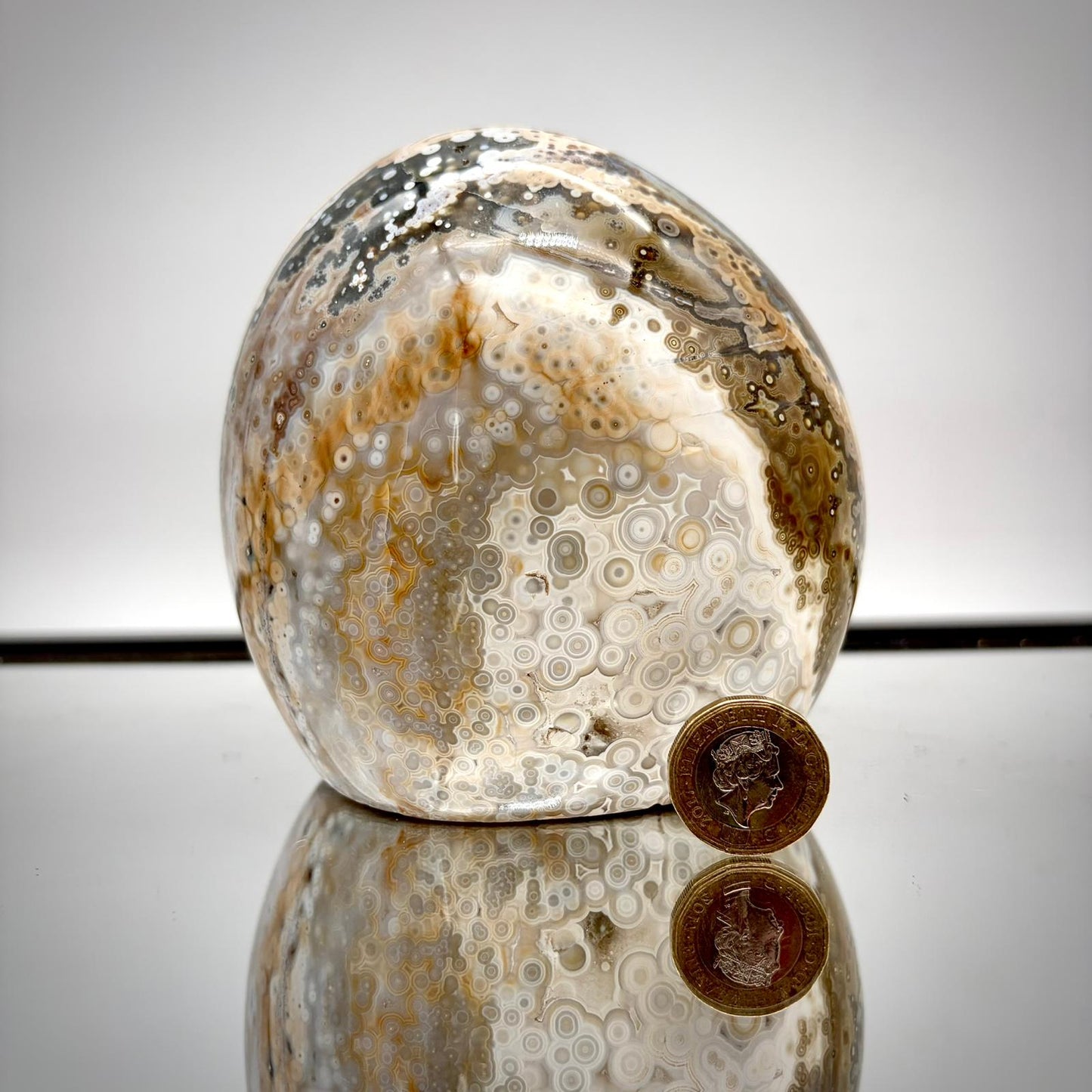 Ocean Jasper Freeform Pair – Matching Crystal Decor Statement #1