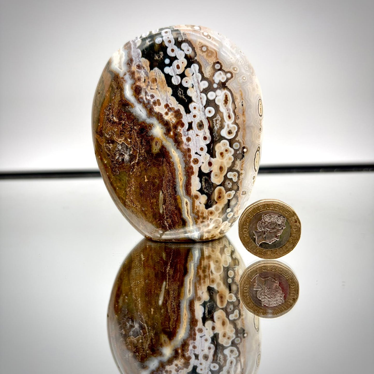 Ocean Jasper Freeform Pair – Matching Crystal Decor Statement #1
