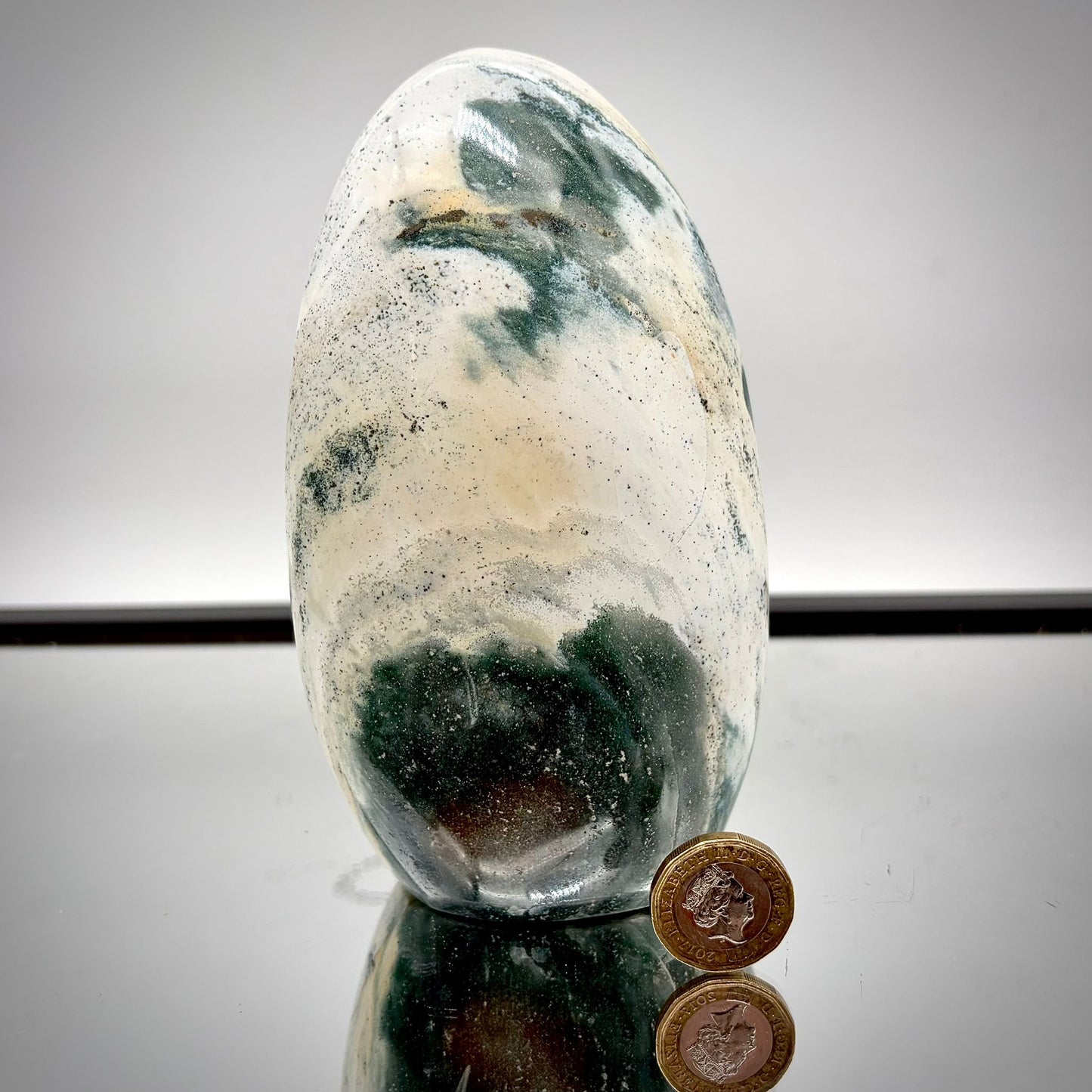 Ocean Jasper Freeform Pair – Matching Crystal Decor #3