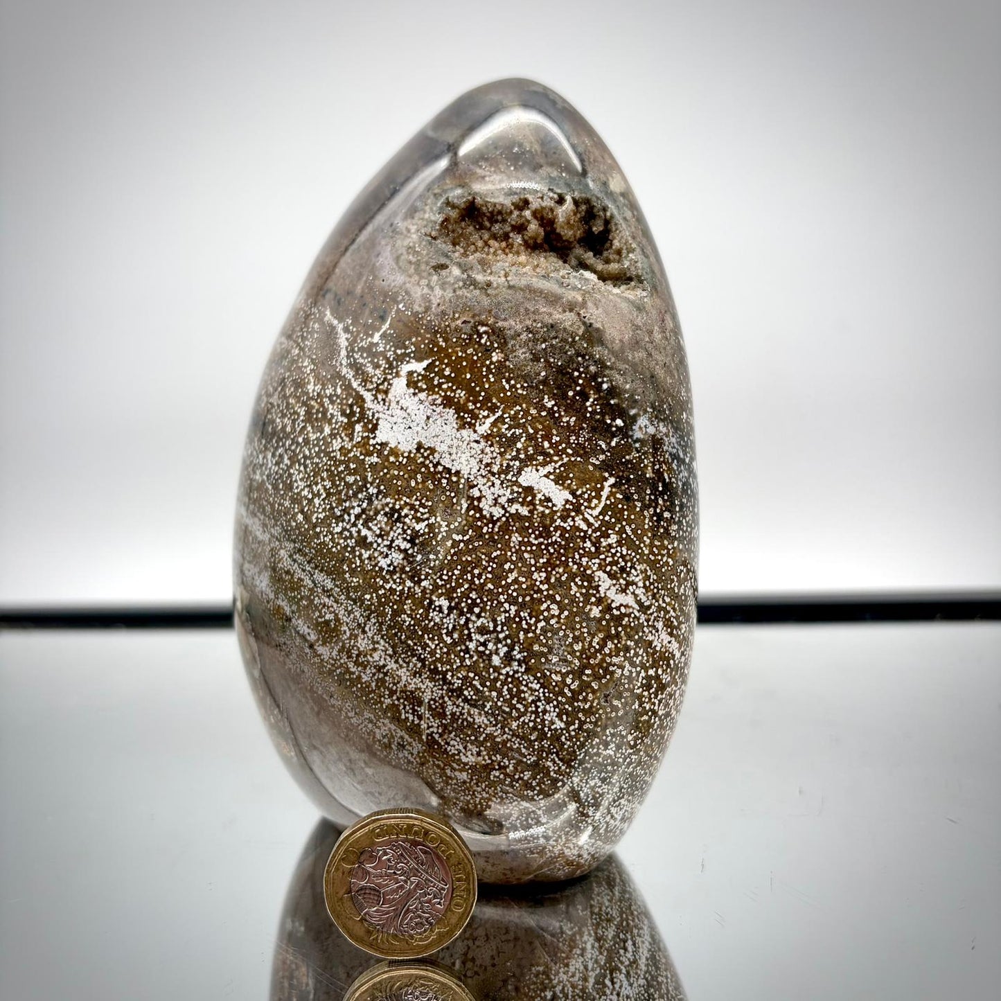 Ocean Jasper Freeform Pair – Matching Crystal Decor #7