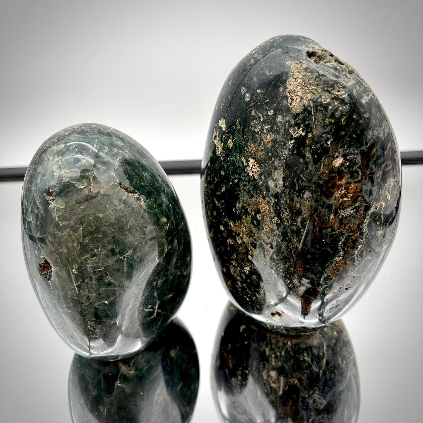 Ocean Jasper Freeform Pair – Matching Crystal Decor #9